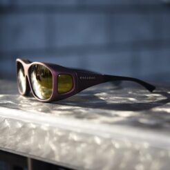 Slim Line (M) Burgundy Polarized Yellow