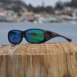 Mini Slim (MS) Black Polarized Green Mirror