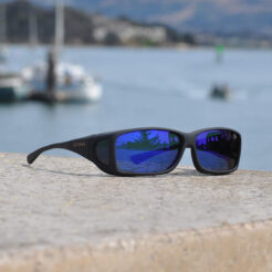 Wide Line (ML) Black Polarized Blue Mirror