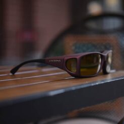 Wide Line (ML) Burgundy Polarized Yellow