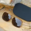 Clip-Ons SQR2-58 Bronze Polarized Amber