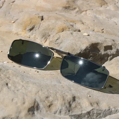 Clip-Ons REC18-51 Gunmetal Polarized Gray