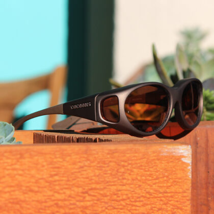 Sand fitover sunglasses with copper