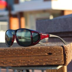 Aviator (XL) Black Cherry Polarized Gray | Cocoons