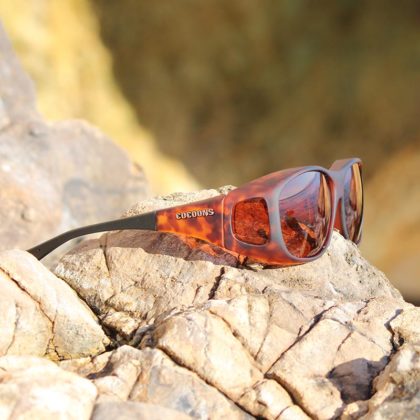 Slim Line Cocoons fitover sunglasses in tortoiseshell