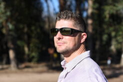 Wide Line (ML) Black Polarized Gold Mirror - Image 2