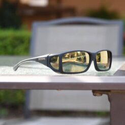 Wide Line (ML) Black Polarized Gold Mirror