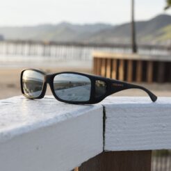 Wide Line (ML) Black Polarized Silver Mirror