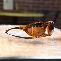 Aviator (XL) Leopard Polarized Amber