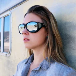 Slip Stream (LX) Onyx Polarized Silver Mirror - Image 2