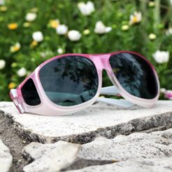 Pilot (L) Blush Polarized Gray