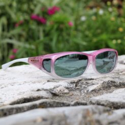 Mini Slim (MS) Blush Polarized Silver Mirror